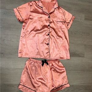 Women’s silk pajama set